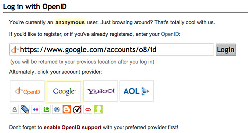 Login With OpenID